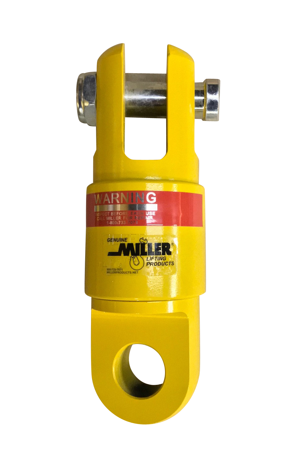 Miller Econo-Link Thrust Bearing Swivel Model 10E182 Jaw to Eye WLL 10 tons