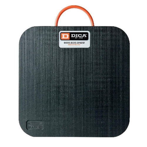 SafetyTech MD Outrigger Pad 18" x 18" x 1", Black (D1818)