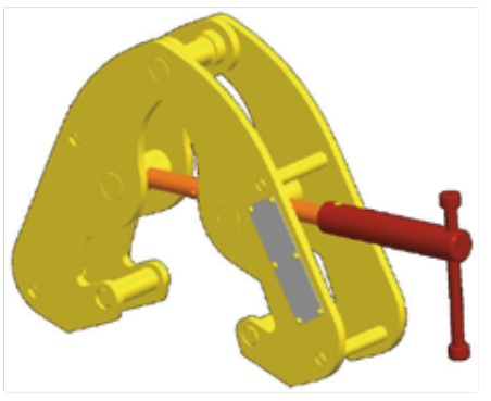14" MAX SLIP OVER WIDTH 4,480# BEAM CLAMP WIDE (13553)