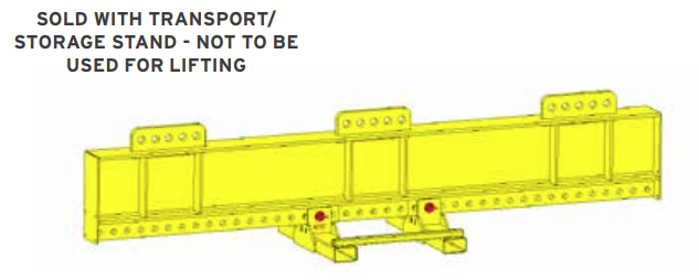 MAX PICK 360" X 40,000 LBS HD UNIVERSAL RIGGING BEAM (26747)