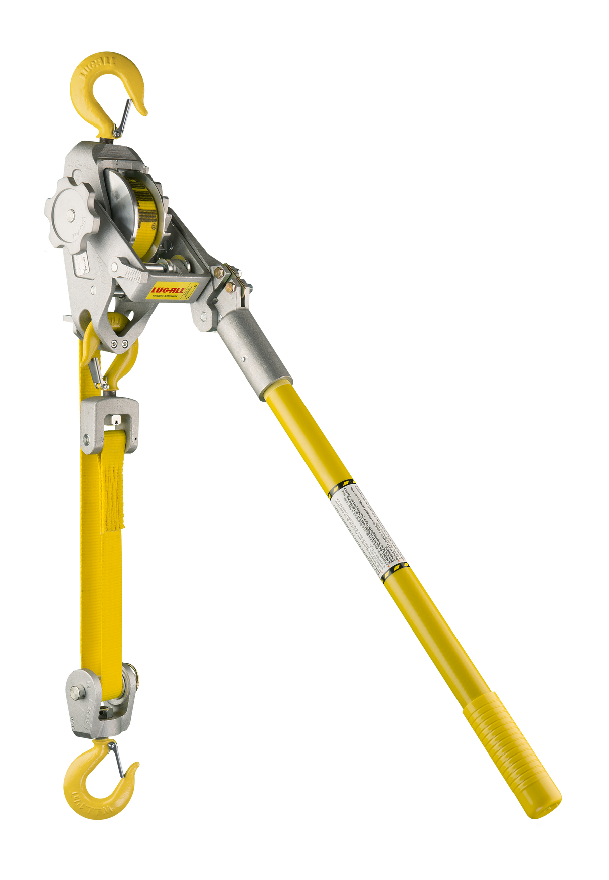 Lug-All 1/2 Ton X 10' Small Frame Web Strap Hoist (2-A)