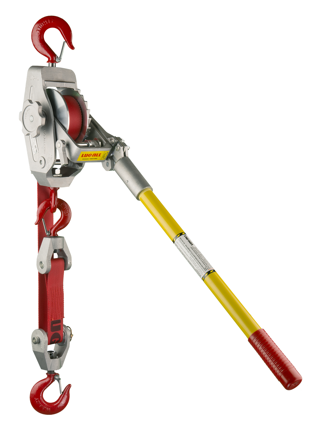 Lug-All 3/4 Ton X 11'-5" Medium Frame Web Strap Hoist (3-A)
