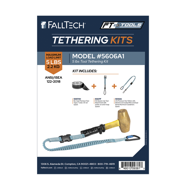 Tool Tethering Kit, 5 lb, Stretch Web with Speed Clip Attachments and Tool Tape (5606A1)