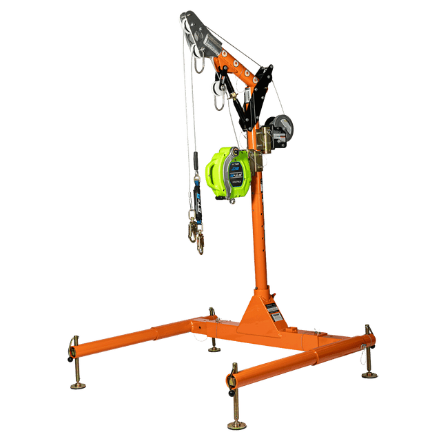 5pc Confined Space Davit System 12" to 29" w/60' FT-R SRL-R