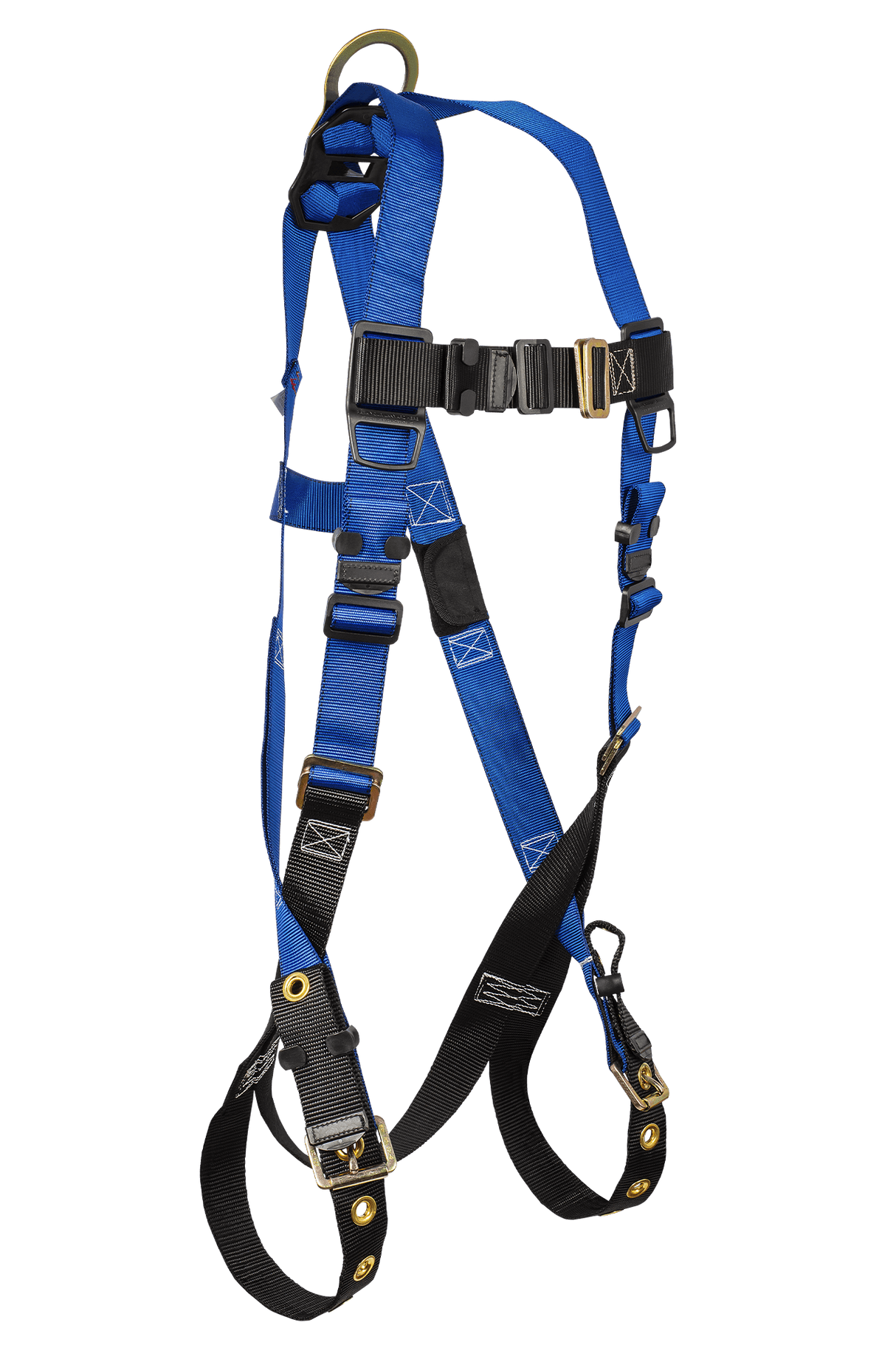 Contractor 1D Standard Non-belted Full Body Harness, Tongue Buckle Leg Adjustment (7016)