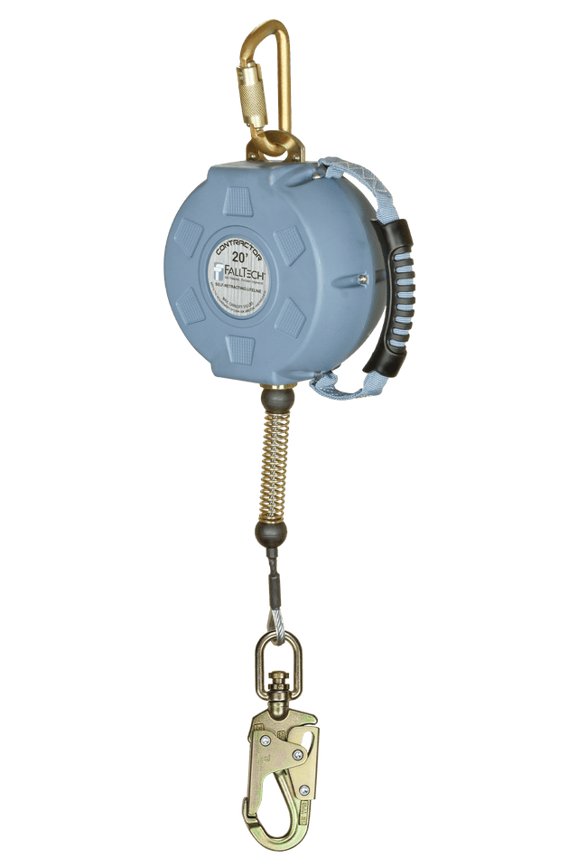 100' Contractor Class 1 SRL with Galvanized Cable and Anchorage Carabiner (7276100)