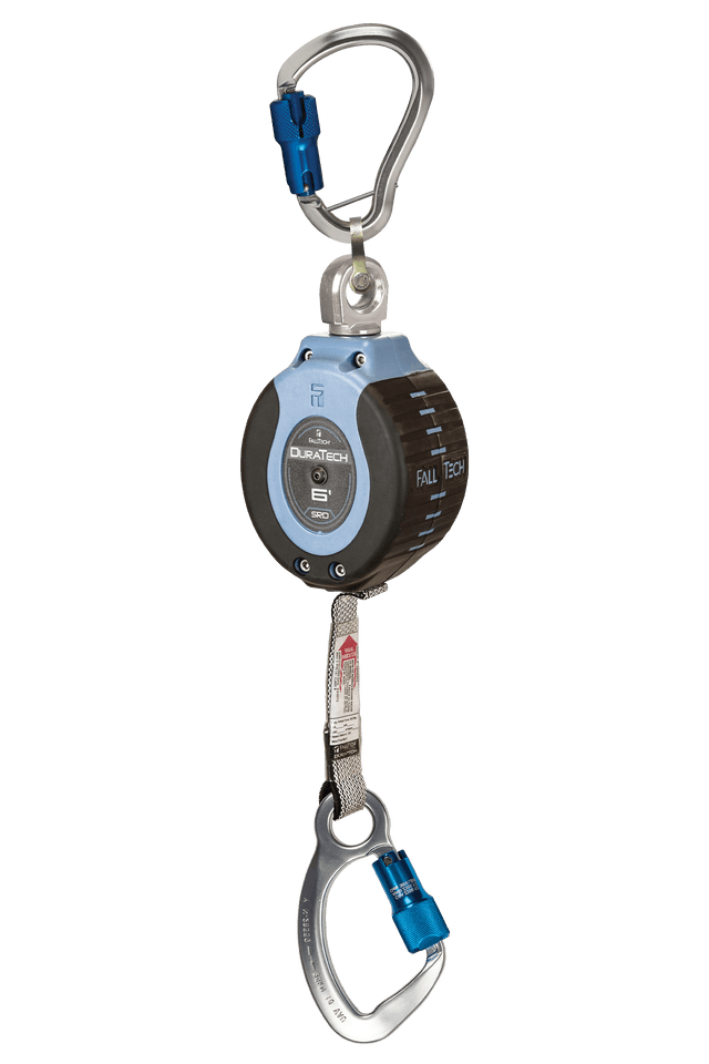 6' DuraTech® Personal SRL with Aluminum Carabiner, Includes Aluminum Dorsal Connecting Carabiner (82706SG6)
