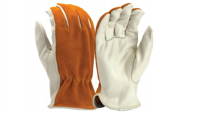 Cow Leather Driver Split Back Kevlar Keystone Thumb- 3XL (GL2008KX3) Per 1