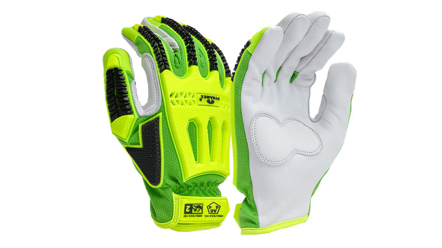 Goatskin Palm Mesh Back A6 Cut Impact Glove - size 3X Large (GL3012CBX3) Per 1
