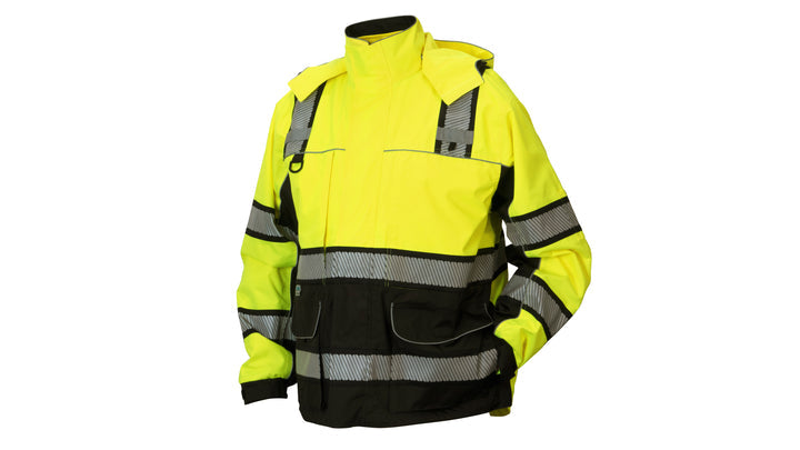 Lime Class 3 parka with fleece inner jacket in lime - small (RPB3810S) Per 1