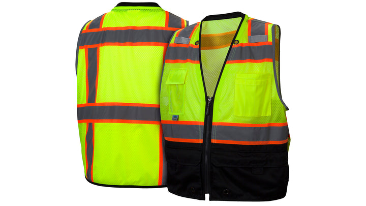 Lime/Black Hi-Vis Lime - Black Bottom- Size 4X Large (RVZ4410BX4) Per 1