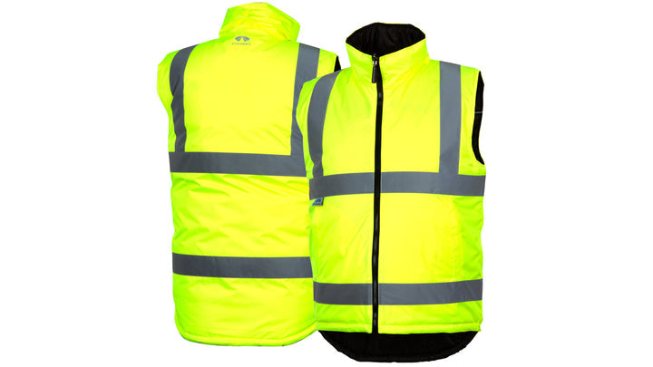 Lime Class 2 winter vest - Large (RWVZ4510L) Per 1