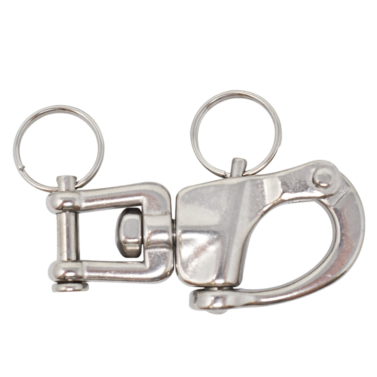 128mm jaw swivel snap shackle WLL: 2100 LBS