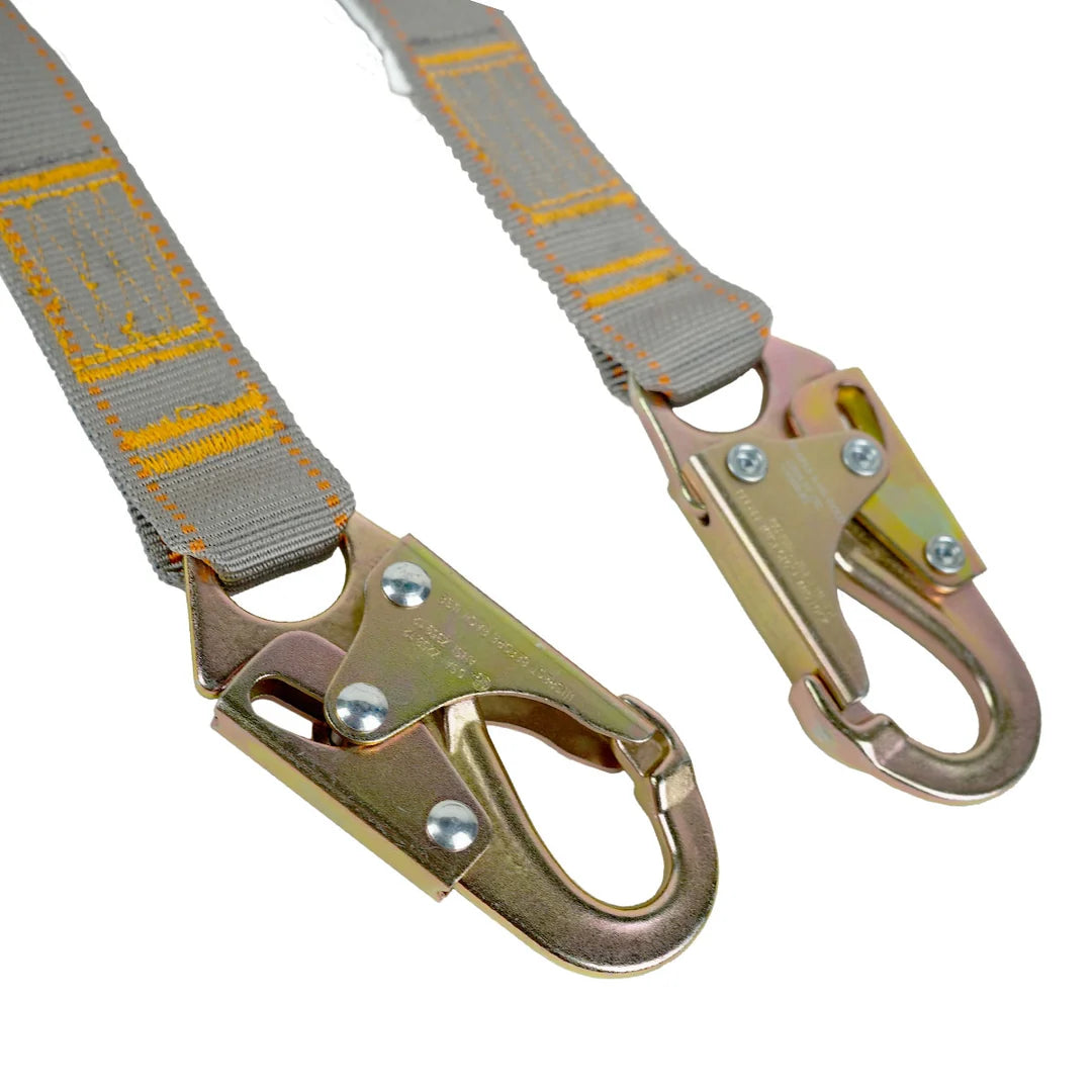 3ft MIL-SPEC Restraint Lanyard – Dual Snap Hooks for OSHA/ANSI Compliance (L-613-33-3)