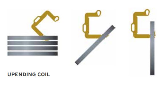 4,000 lbs Coil Lifter/Upender 18.0" Throat 23.1" Hr (14483)