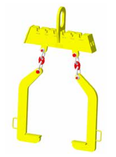 Dual Arm Coil Lifter 20,000 lbs 20-48" Coil Width (24800)