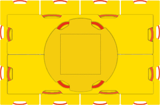 FiberTech MultiPad System. 110k Capacity. 24 sf. (MPS-24-110)