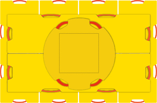 FiberTech MultiPad System. 90k Capacity. 24 sf. (MPS-24-90)
