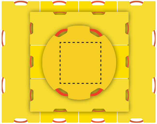 FiberTech MultiPad System. 110k Capacity. 30 sf. (MPS-30-110)