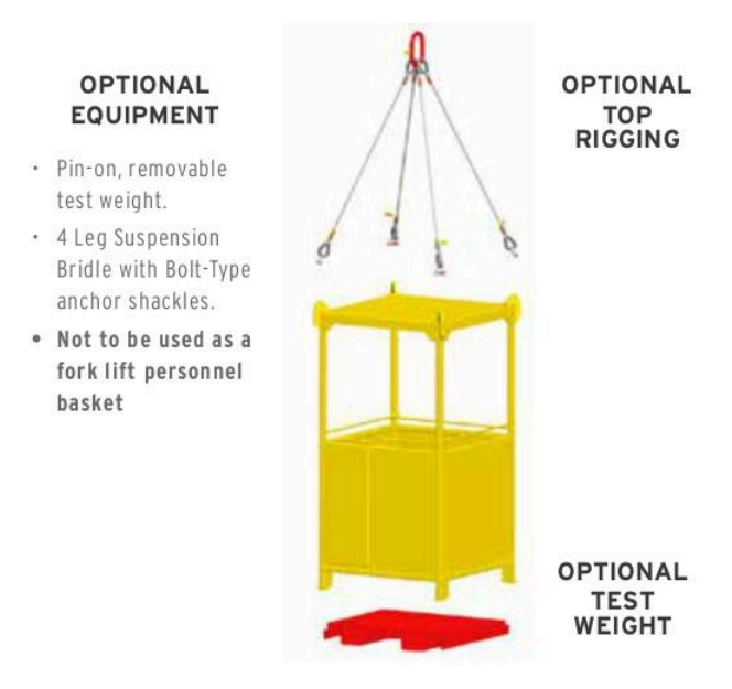 2,000 lbs Personnel Basket (12755)