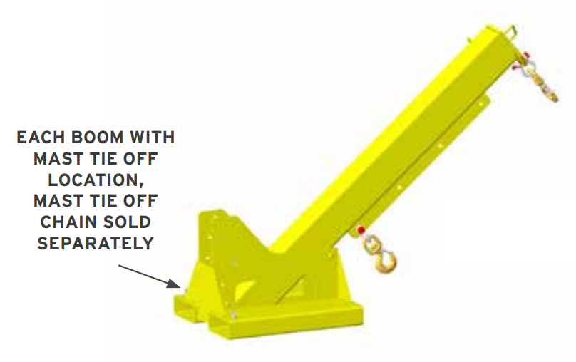 Adjustable Pivot Boom W/ Swivel Hook (25107)