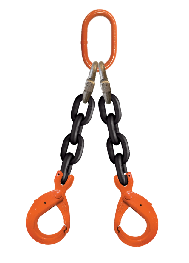 Double Leg Rigging Chain 2-leg Alloy Chain Slings — Maskell Rigging & Equipment