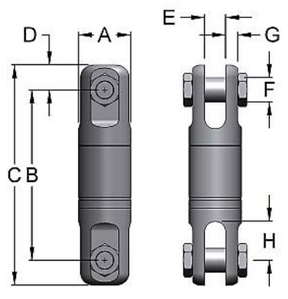 High Pressure Stainless Steel Swivels