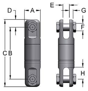 Hydro Link Stainless Steel Swivels