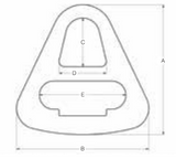 3" ALUMINUM CHOKER BREAK STRENGTH 25,000# (11474)