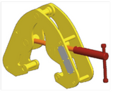 8.85" MAX SLIP OVER WIDTH 2,240# BEAM CLAMP REG (13474)