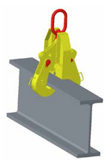 7" MIN TO 17" MAX FLANGE 30,000# INDEXING BEAM GRAB (20052)