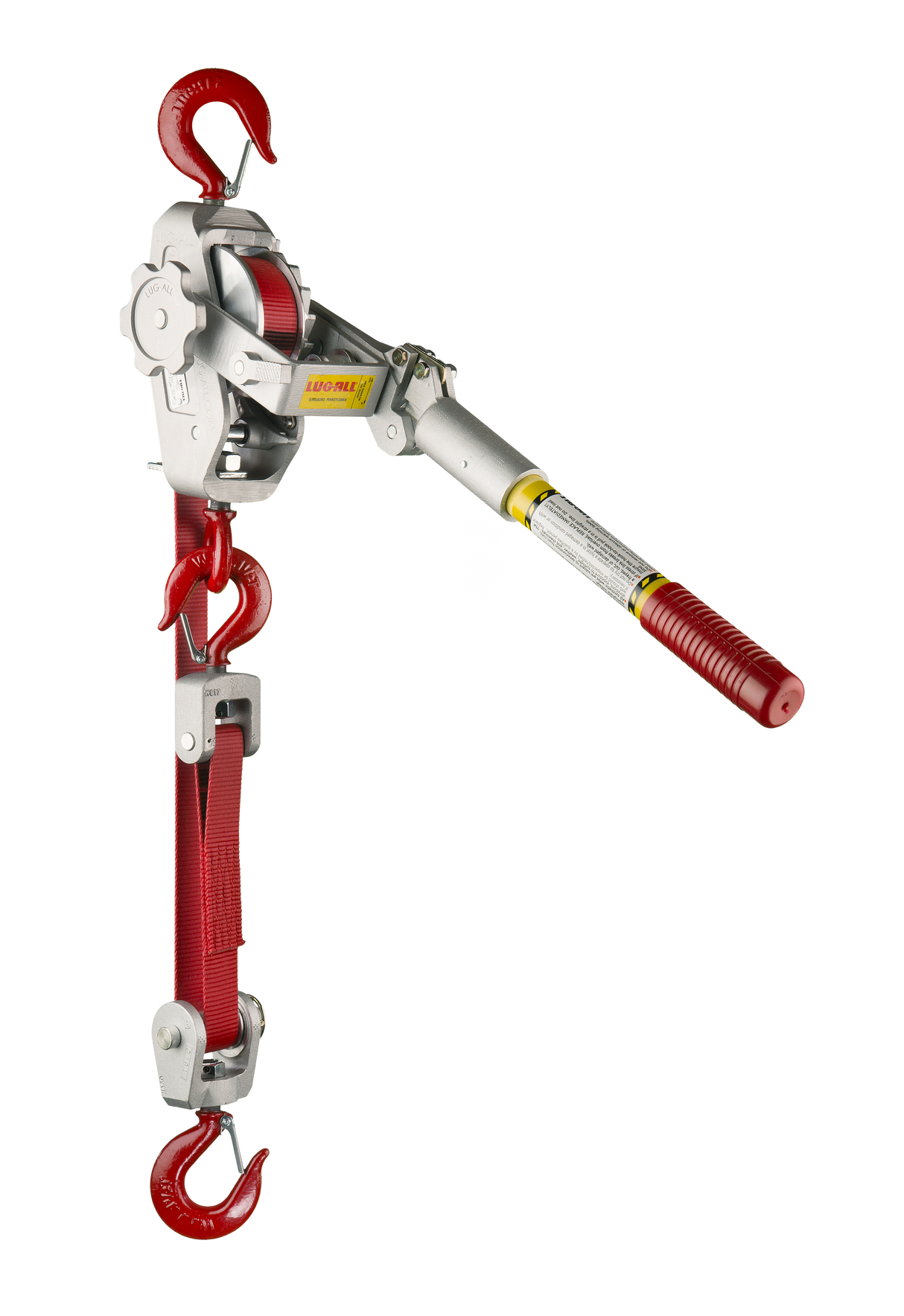 Lug-All 3/4 Ton X 8' Small Frame Web Strap Hoist (25-i)