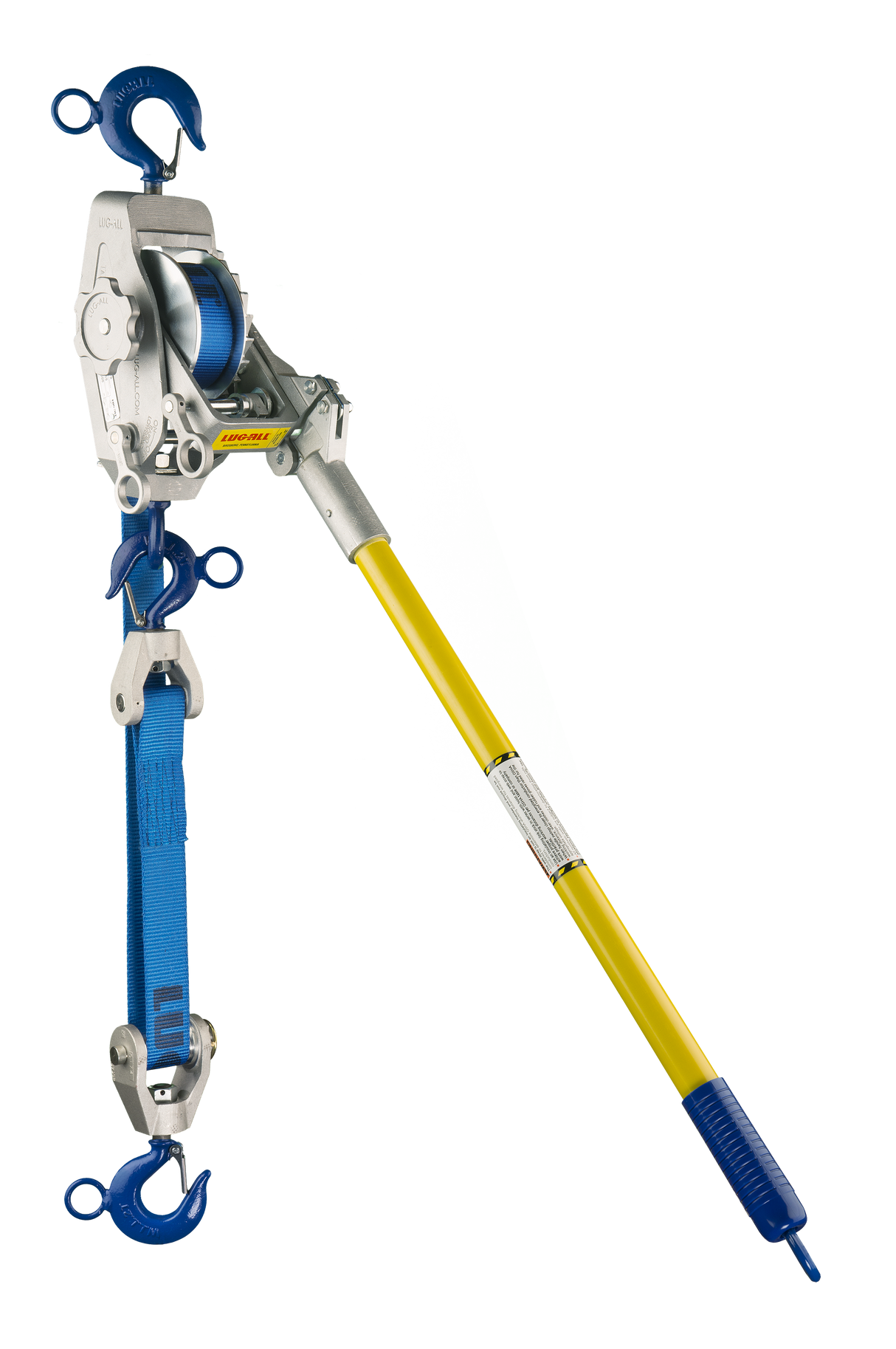 Lug-All 1 Ton X 10' Medium Frame Web Strap Hoist (4-B)