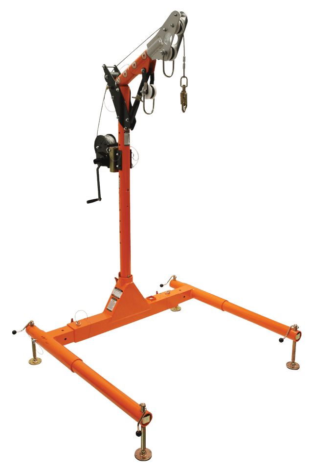 5pc Confined Space Davit System with 12" to 29" Offset Davit Arm and Winch (6050228W)
