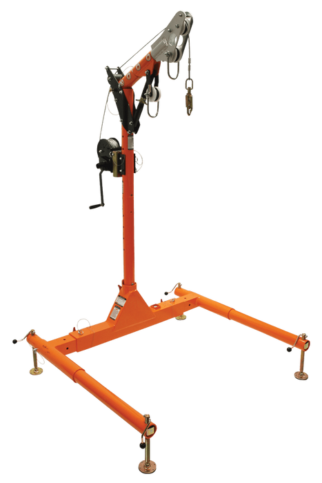 5pc Confined Space Davit System with 12" to 29" Offset Davit Arm and Winch (6050228W)