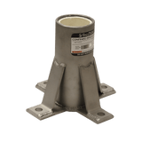 Floor-mount Stainless Steel Bolt-on Fixed Davit Base (65060FMS)