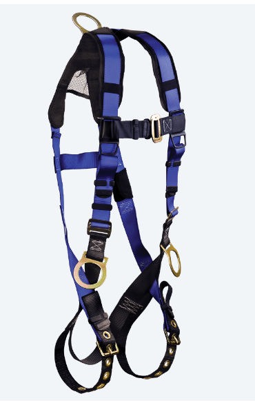 Contractor+ 3D Standard Non-belted Full Body Harness, Tongue Buckle Leg Adjustment