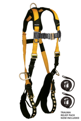 Journeyman Flex® Steel 3D Standard Non-belted Full Body Harness, Tongue Buckle Leg Adjustment (7023)