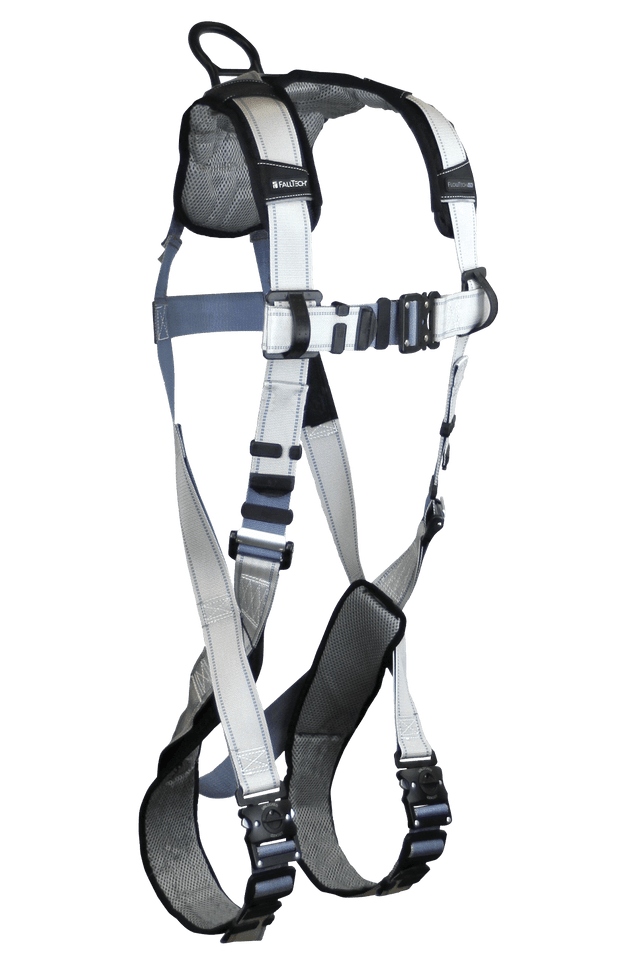 FlowTech LTE® 1D Standard Non-belted Full Body Harness, Triple-Lock Quick Connect Leg Buckles (7087BQ)