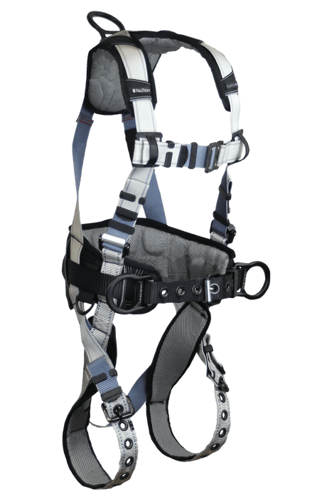 FlowTech LTE® 3D Construction Belted Full Body Harness, Tongue Buckle Leg Adjustment (7088B)