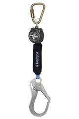 6' DuraTech® Mini Class 1 Personal SRL-P with Steel Rebar Hook, Includes Steel Dorsal Connecting Carabiner (72706SB3)