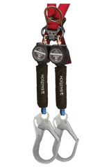 6' DuraTech® Mini Class 1 Personal SRL-P with Steel Rebar Hooks, Includes Steel Dorsal Connecting Carabiner (72706TB3)