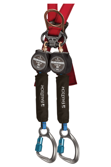 6' DuraTech® Mini Class 1 Personal SRL-P with Aluminum Carabiners, Includes Steel Dorsal Connecting Carabiner (72706TB6)