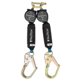 6' DuraTech® Mini Class 1 Personal SRL-P with Steel Mini Rebar Hooks, Includes Triple-Lock Steel Dorsal Connector (72706TH0)