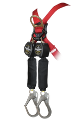 6' Arc Flash DuraTech® Mini Class 1 Personal SRL-P with Steel Rebar Hooks, Includes Steel Dorsal Connecting Carabiner (72906TB3)