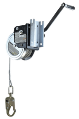 60' FallTech® Personnel Winch for Tripods and Davits with Galvanized Steel Cable (7297)