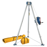 11' Confined Space Tripod System with 60' Galvanized Steel SRL-R (7500)