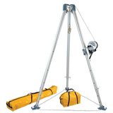 11' Confined Space Tripod System with 60' Galvanized Steel Personnel Winch (7505)