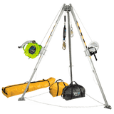 8' Tripod Kit with 7297 Winch, 721560R 3-Way SRL-R, and Storage Bags