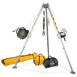 8' Tripod Kit with 7297T Winch, 721560RT 3-Way SRL-R, and Storage Bags